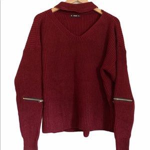 NWOT SHEIN Red Sweater 2XL